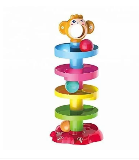 Baby Ball Tower for Toddlers, Ball Drop and Roll